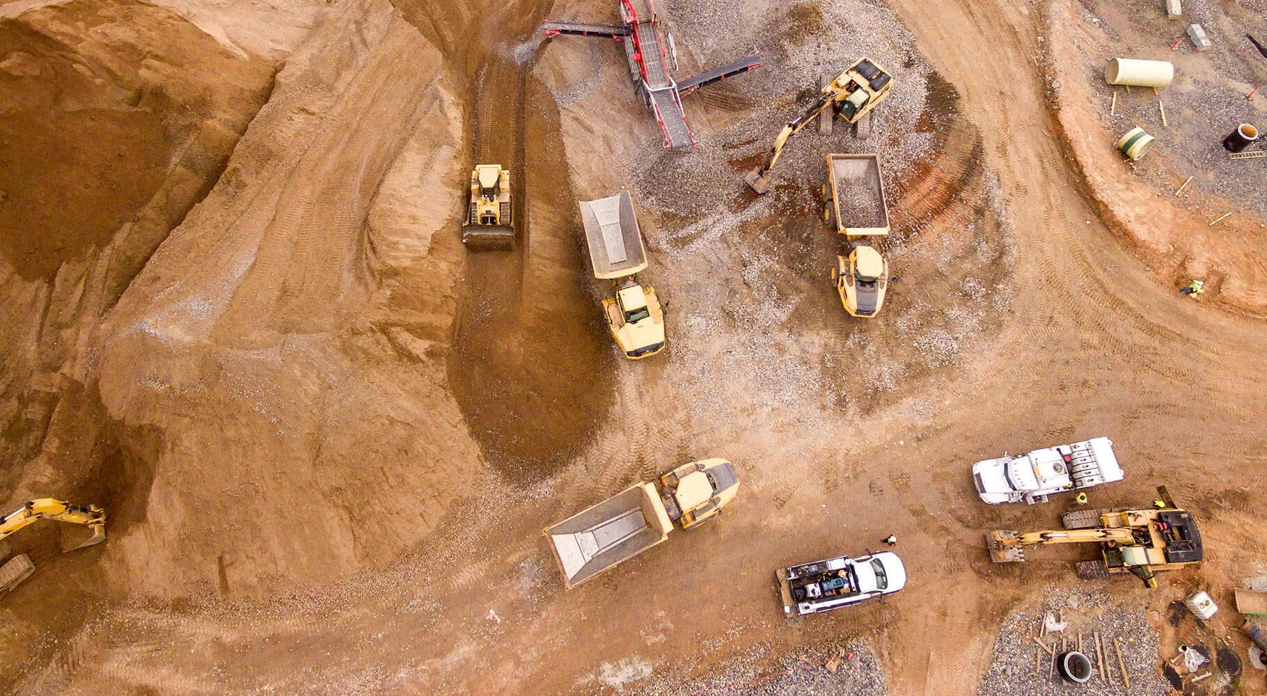 Construction machinery operations